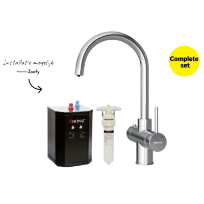 pdp-image-HOWAT Kokend water kraan rond chroom