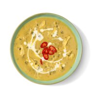 Een afbeelding van AH Verse soep protein chili chicken