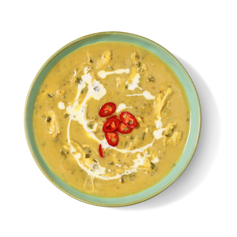 Een afbeelding van AH Verse soep protein chili chicken