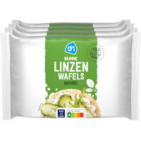 Een afbeelding van AH Dunne linzenwafels naturel pp