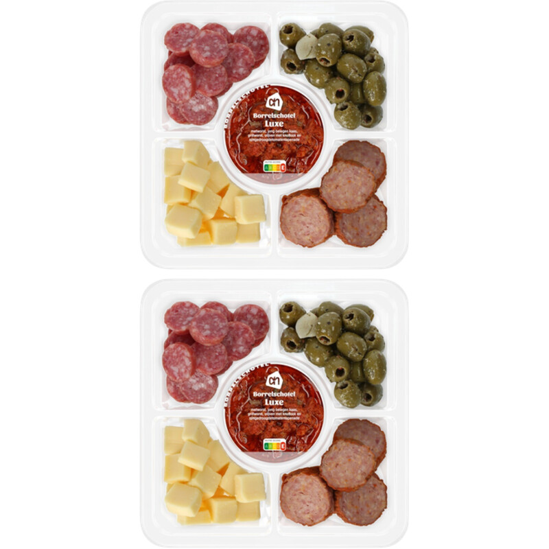 Een afbeelding van AH Luxe borrelschotel 2-pack