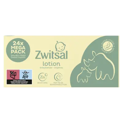 pdp-image-Zwitsal Baby billendoekjes lotion 24 pack