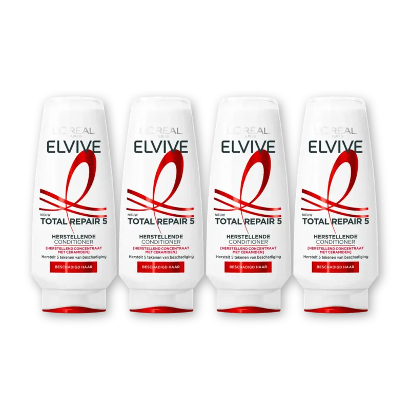 L'Oréal Paris Elvive Elv total rep5 crsp 4-pack