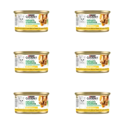 pdp-image-Gourmet Nature's creations kip & spinazie 6-pack