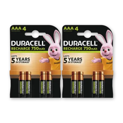 pdp-image-Duracell Rechargeable AAA-batterijen 750 mAh 2-pk