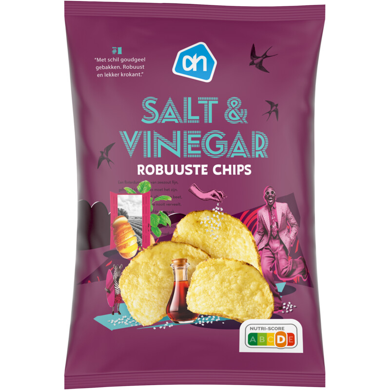 Een afbeelding van AH Robuuste chips salt & vinegar