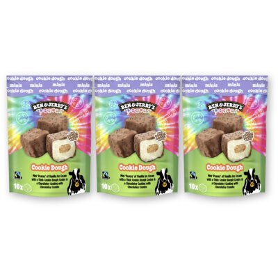 Ben & Jerry's Peaces cookie dough 3-pack