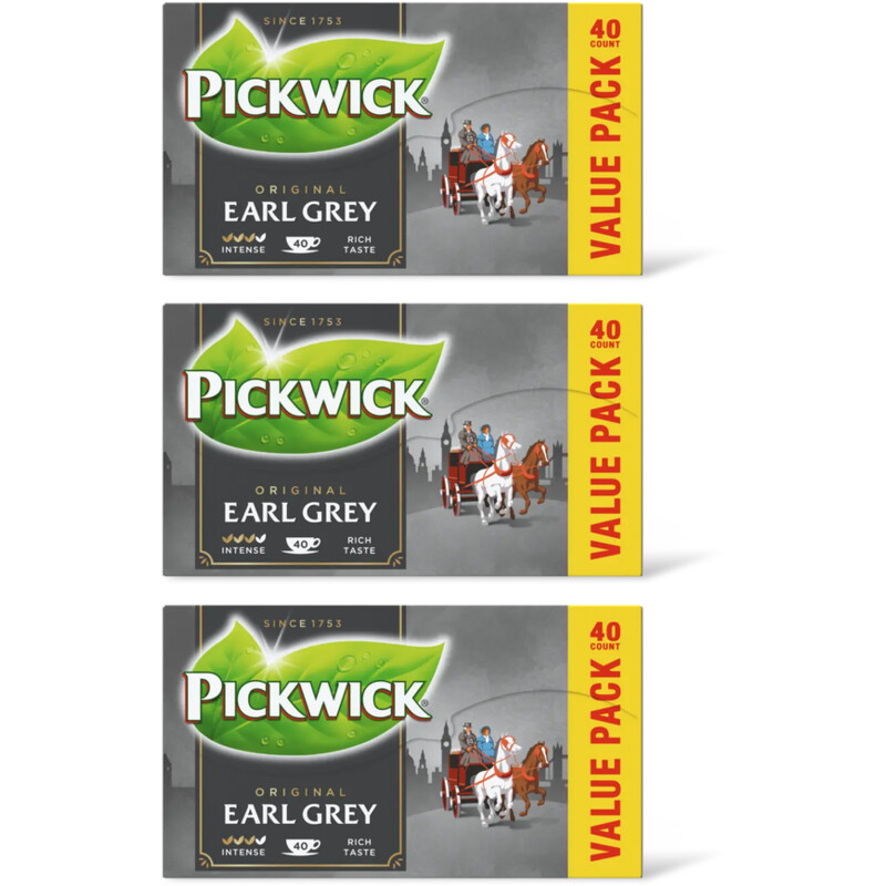 Pickwick Earl grey value pack 3-pack