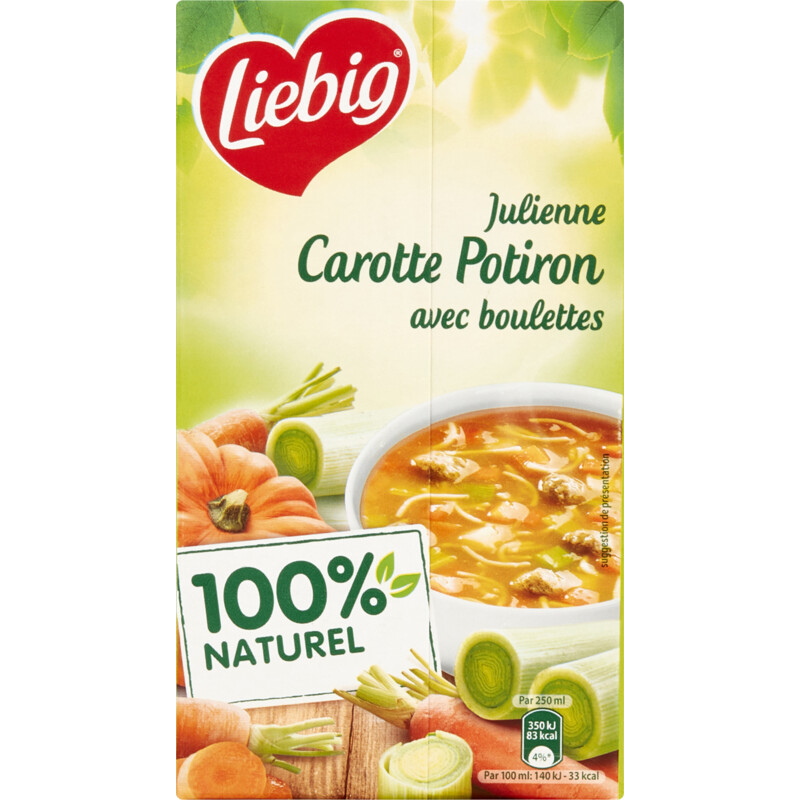 Een afbeelding van Liebig Deli Soup julienne wortel pompoen BEL