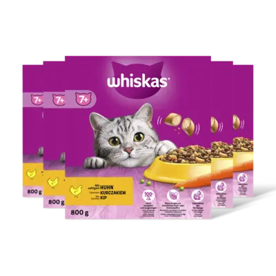 pdp-image-Whiskas 7+ Brokken met kip 5-pack