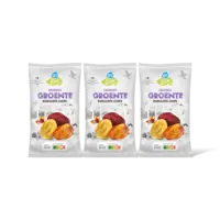 AH Biologisch Robuuste chips groente zeezout 3-pack