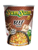 Yum Yum Beef flavour instant noodles