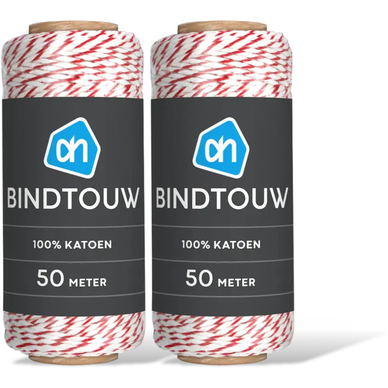 AH Bindtouw rood 2-pack