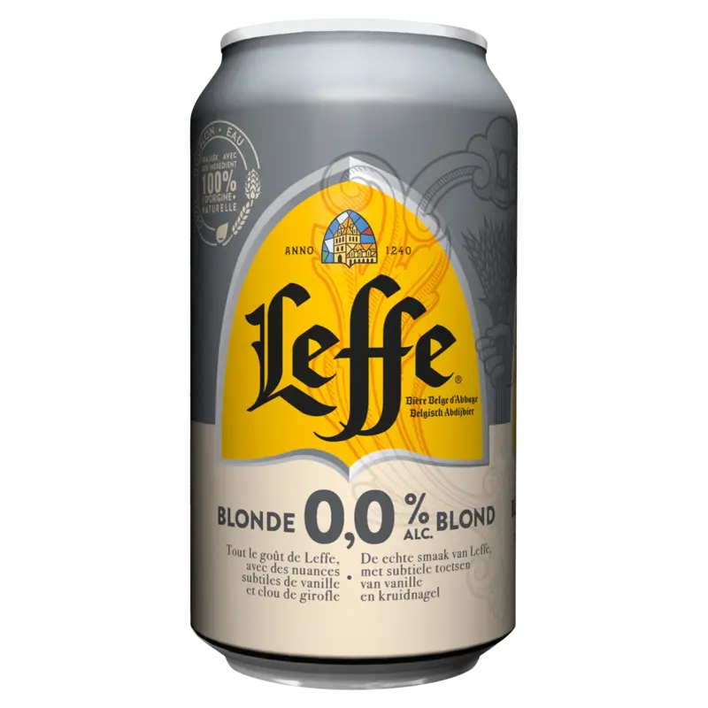 Blond Belgisch abdijbier 0.0%