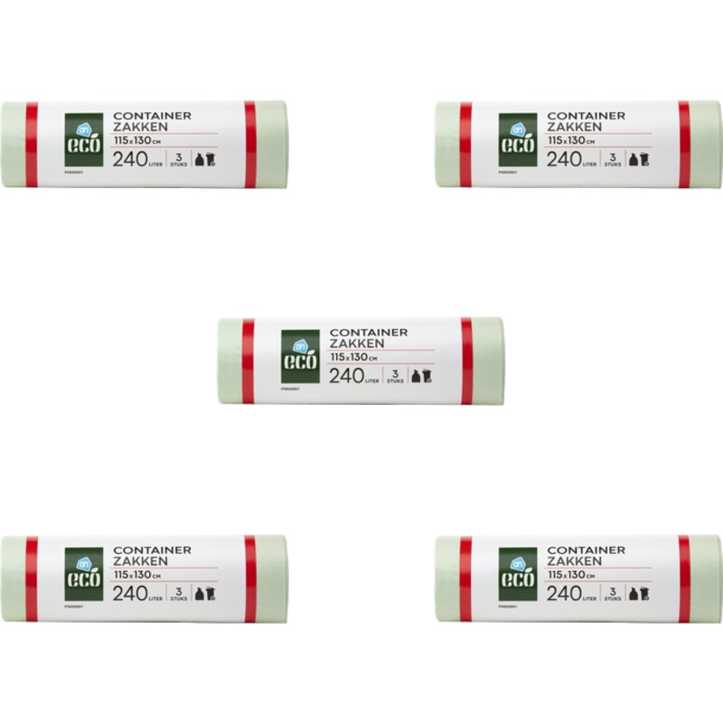 Een afbeelding van AH Containerzakken 240 liter 4-pack