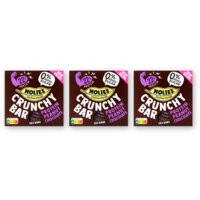 Holie's Crunchy bar protein peanut choco 3-pack