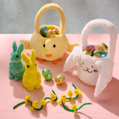 pdp-image-AH Pluche mandje kuiken