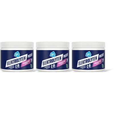 pdp-image-AH Elektrolyten poeder frambozen smaak 3-pk