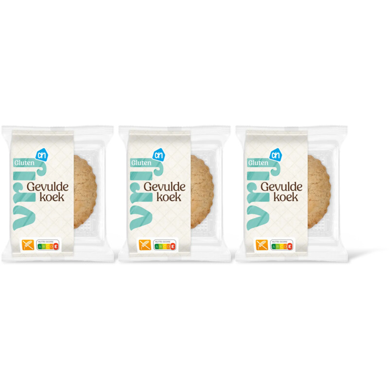 AH Glutenvrij Gevulde koek 3-pack