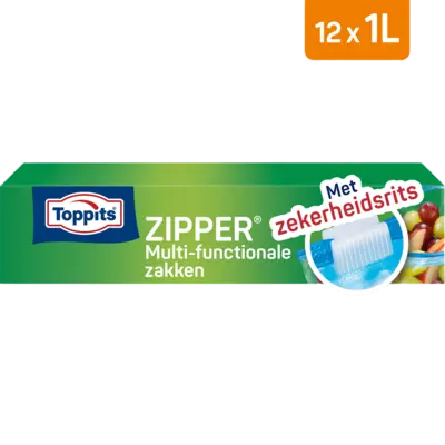 pdp-image-Toppits Zipper multi-functionele zakken 1 liter