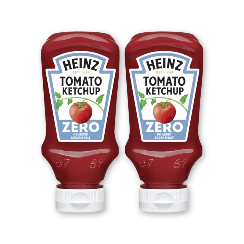 Heinz Tomato ketchup zero 2-pack
