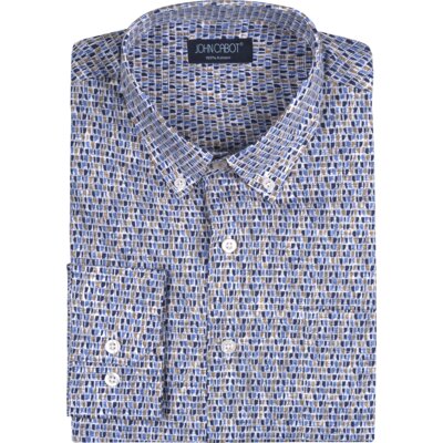 pdp-image-John Cabot Overhemd print XXL