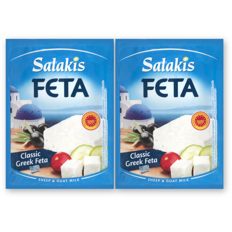 Salakis Classic Greek feta 125g 2-pack