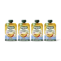 Organix Nutri fiber mango/yoghurt/banan 12m+ 4pk