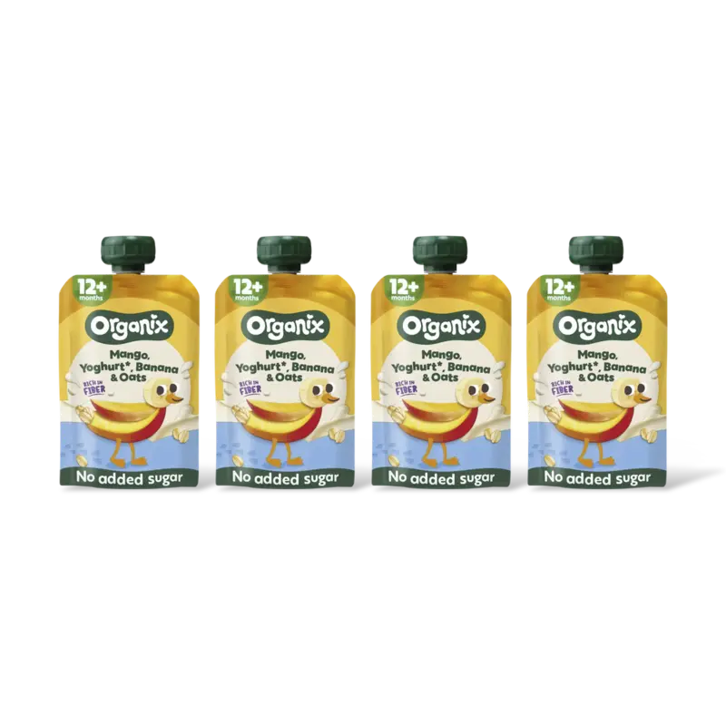 Nutri fiber mango/yoghurt/banan 12m+ 4pk