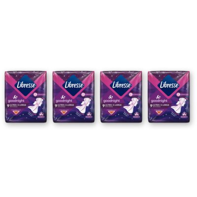 pdp-image-Libresse Goodnight ultra x-large maandverband 4pk
