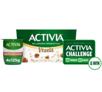 Activia Yoghurt vezels haver walnoot 4-pack