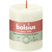 Bolsius Rustieke kaars ivoor 8cm