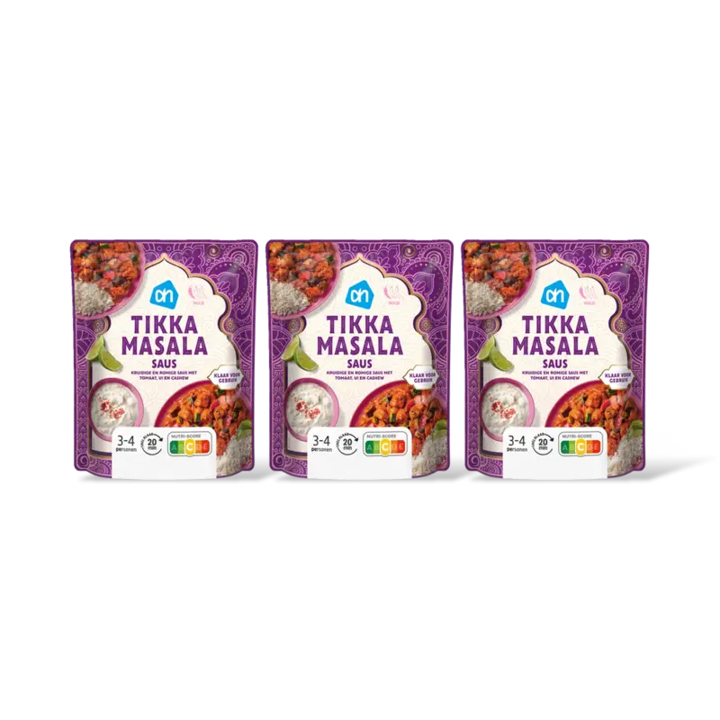 AH Tikka masala saus 3-pack