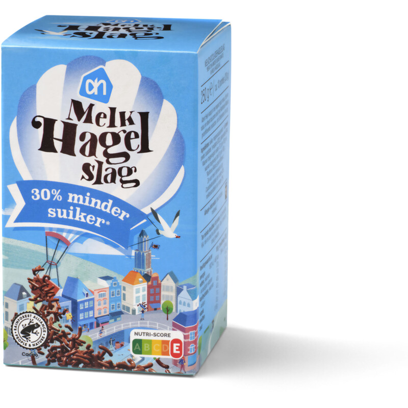 Een afbeelding van AH Hagelslag melk minder suiker