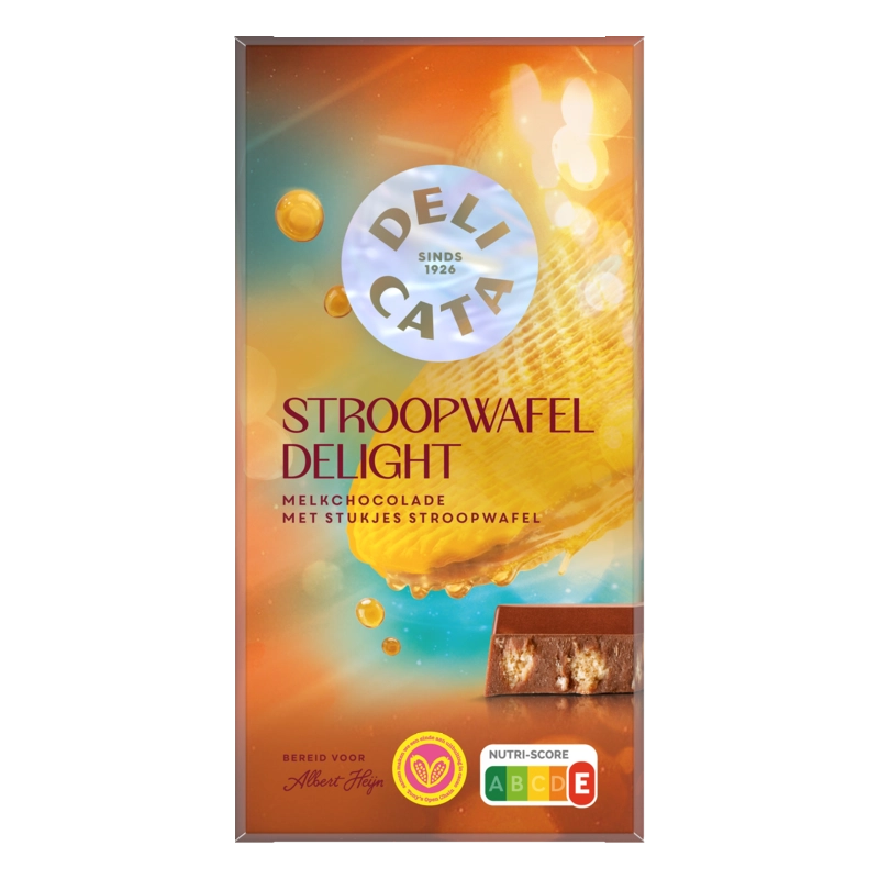 Delicata Reep stroopwafel delight melkchocolade
