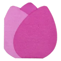 AH Servet vorm tulp roze