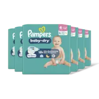 Pampers Baby-dry luiers maat 4 6-pack