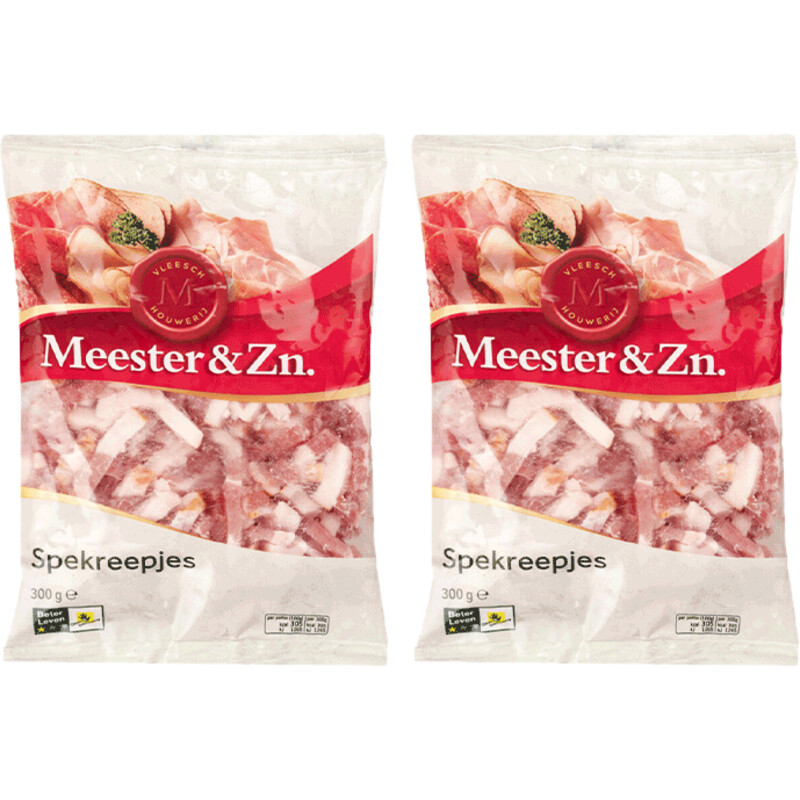 Een afbeelding van AH Gerookte spekreepjes 2-pack