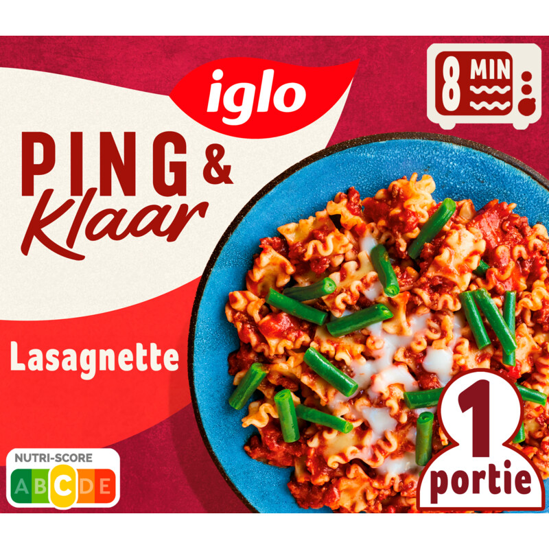 Een afbeelding van Iglo Ping & klaar lasagnette