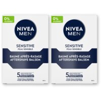 NIVEA Men sensitive after shave balsem 2-pack