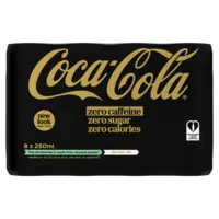 Coca-Cola Zero no caffeine 8-pack bel