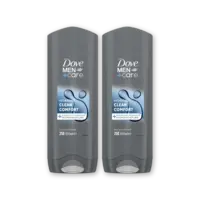 Dove Men+care clean comfort douchegel 2-pack