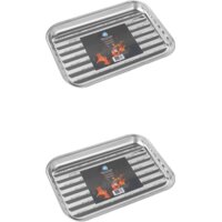 AH Grillschaal RVS herbruikbaar 2-pack