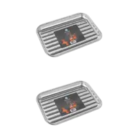 AH Grillschaal RVS herbruikbaar 2-pack