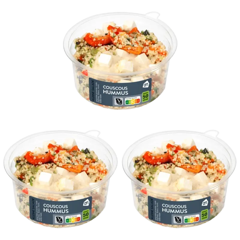 AH Kleine salade couscous hummus 3-pack