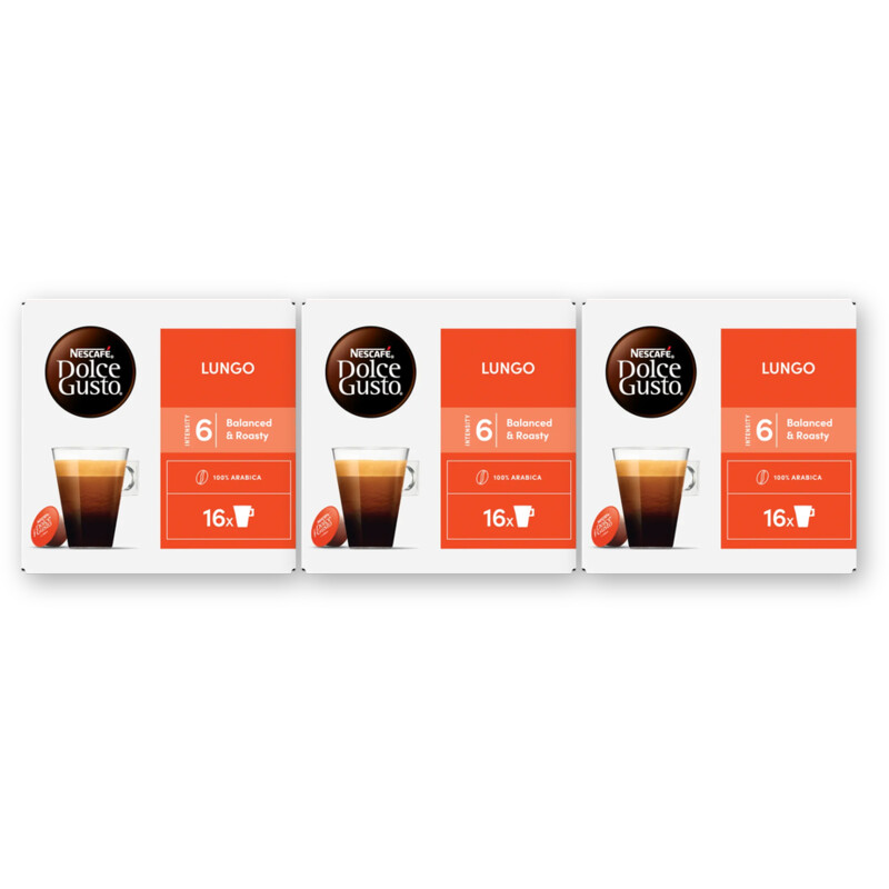 Nescafé Dolce Gusto Lungo capsules 3-pack