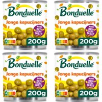 Een afbeelding van Bonduelle Jonge kapucijners 4-pack