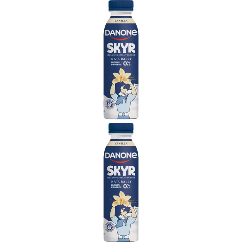 Een afbeelding van Danone Skyr Drink Vanille 2-pack