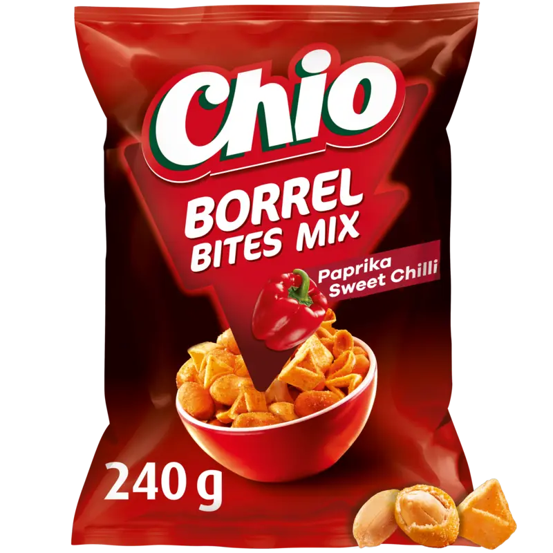 Borrel Bites Mix Paprika Sweet Chilli