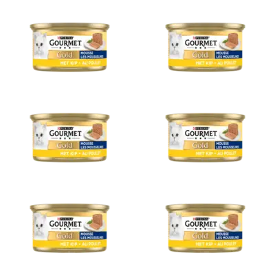 pdp-image-Gourmet Gold mousse met kip 6-pack